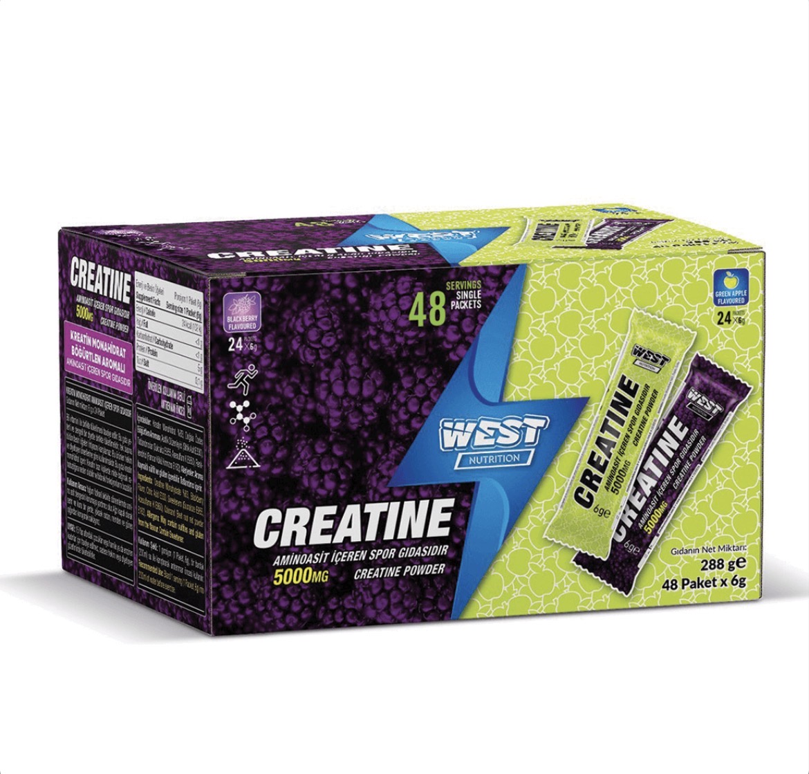 کراتین مونوهیدارت 48 ساشه وست – West Creatine